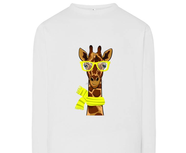 Лонгсливы Giraffe with glasses