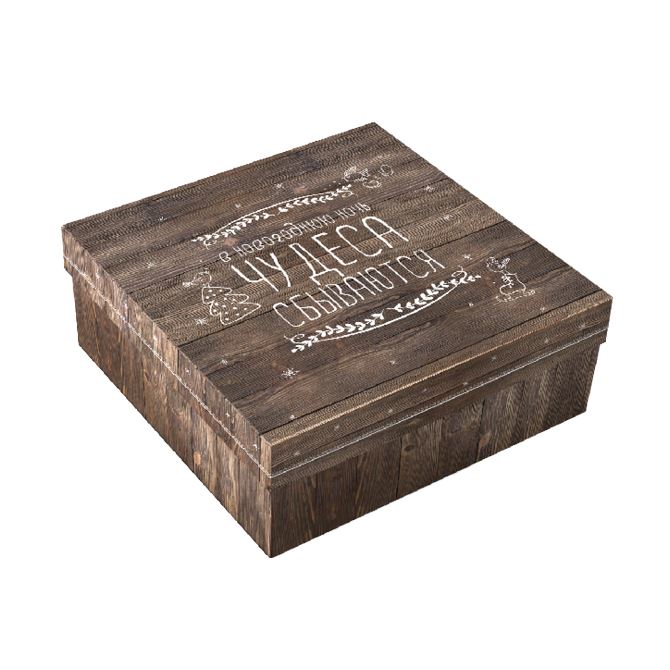 Коробки подарочные Dark wood