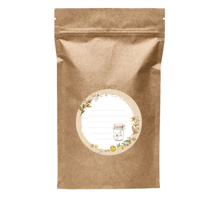 Stickers, labels For zip-lock, doy-pack, kraft bags Your presets
