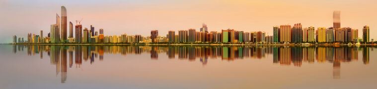 Репродукции картин Abu Dhabi at sunset