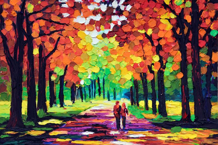 Paintings Bright autumn