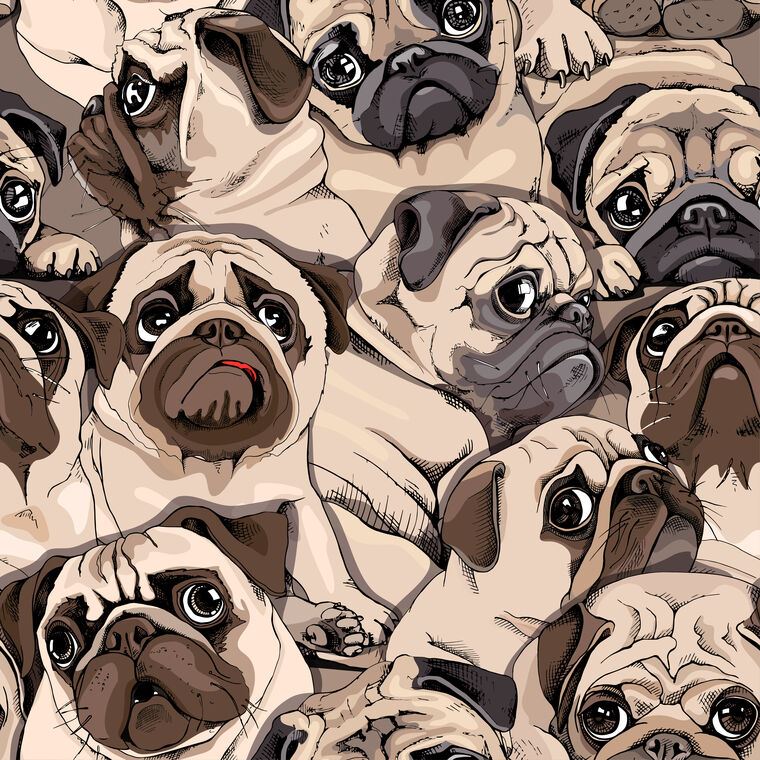 Репродукции картин Pugs