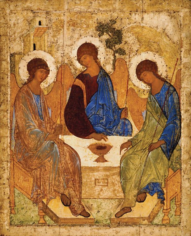 Купить и печать на заказ Репродукции картин Икона Троица