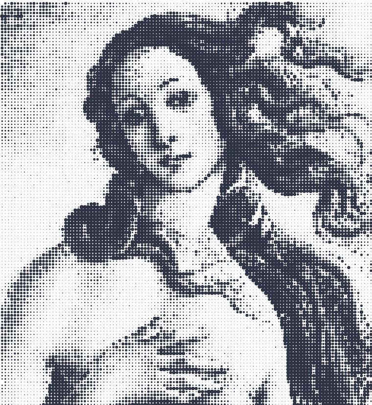 Photo Wallpapers Op-art the Birth of Venus