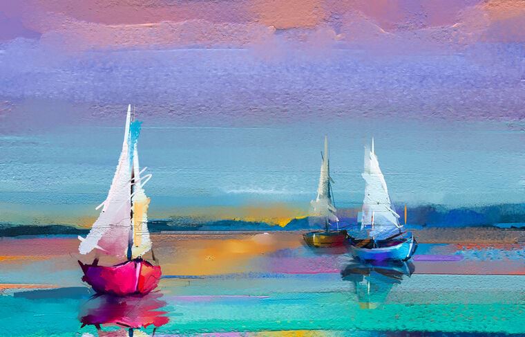 Paintings Bright seascape