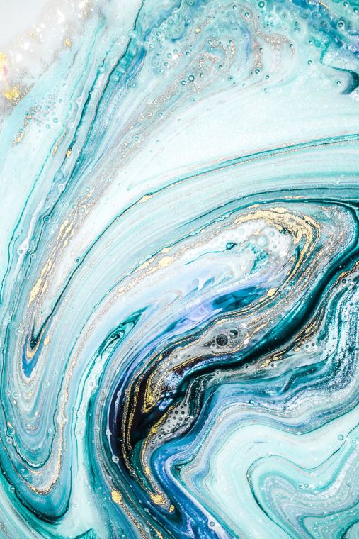 Репродукции картин Turquoise texture stains