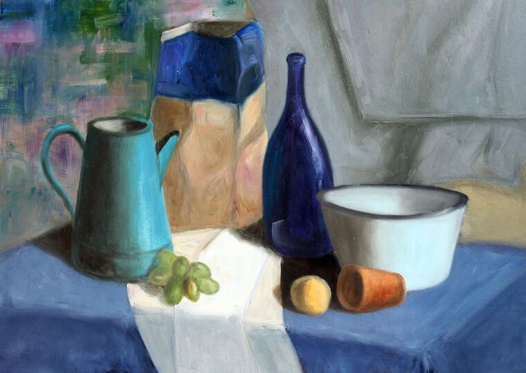 Paintings Still life with dishes