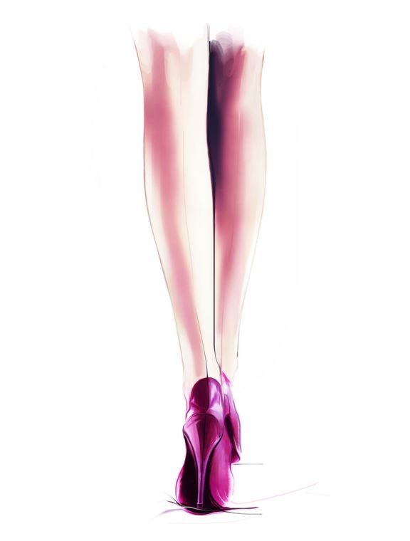 Картины Elegant female legs