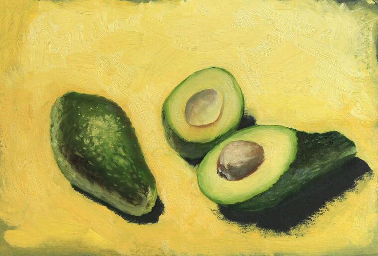 Картины Sliced avocado