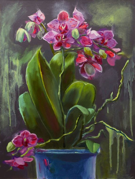 Купить и печать на заказ Репродукции картин Розовая орхидея