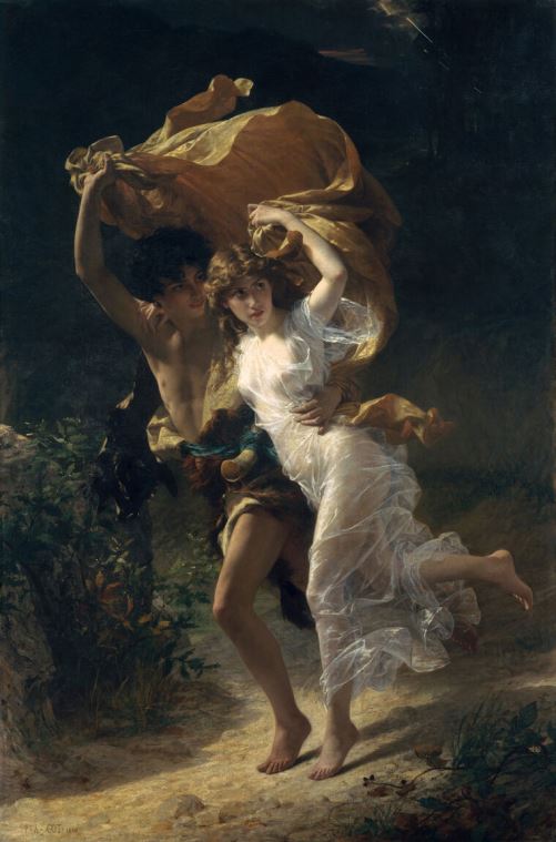 Reproduction paintings The Storm (Pierre-Auguste Cat)