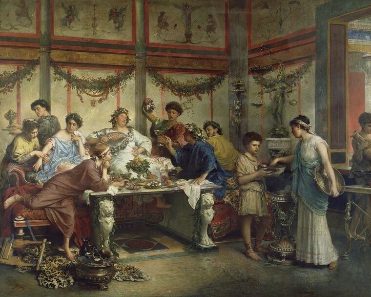 Купить и печать на заказ Репродукции картин Римский праздник