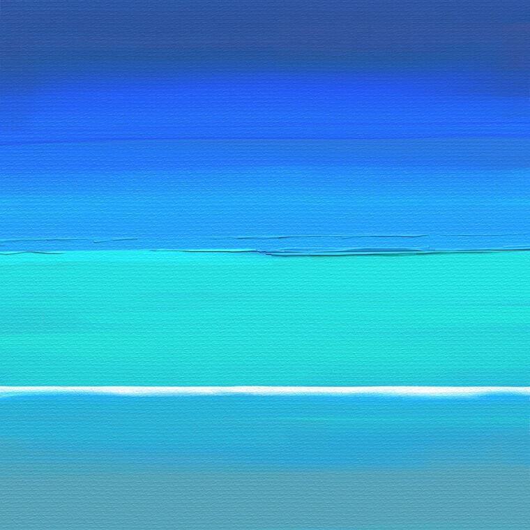 Репродукции картин Turquoise minimalist