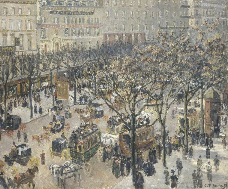Reproduction paintings A series of town Camille Pissarro _5