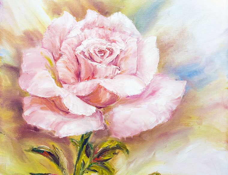 Репродукции картин A series of delicate roses живопись_1