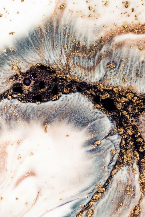 Репродукции картин Stains white with gold