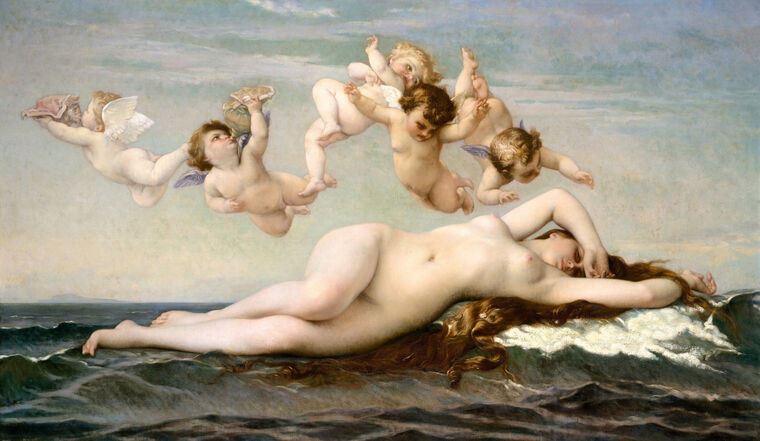 Репродукции картин The Birth Of Venus (Cabanel Alexander)