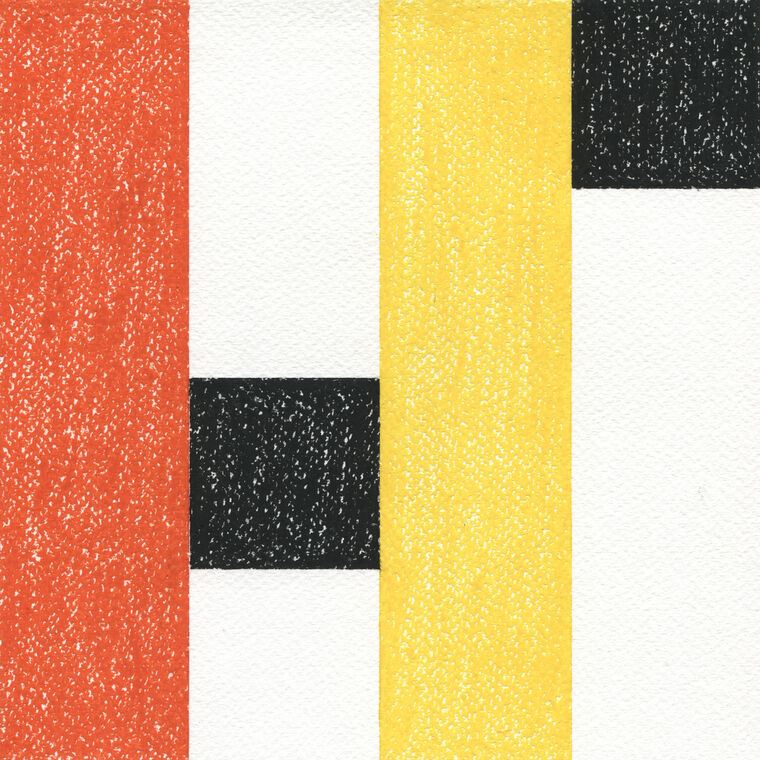 Репродукции картин Abstraction in minimalism, with black squares