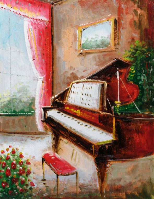 Репродукции картин Picturesque piano