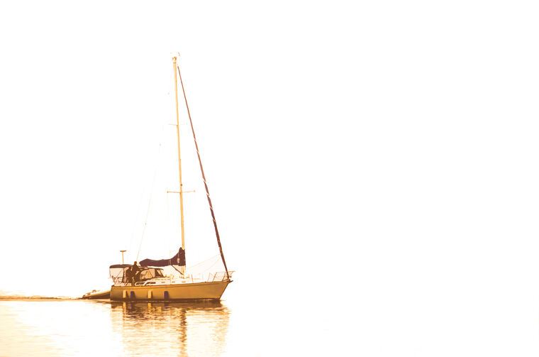 Картины Boat minimalism