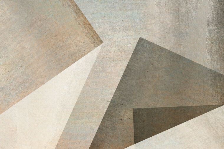 Картины на пластике, пеноркартоне Shapes and lines