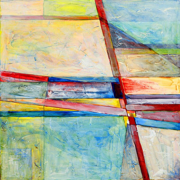 Paintings Color lines abstraction