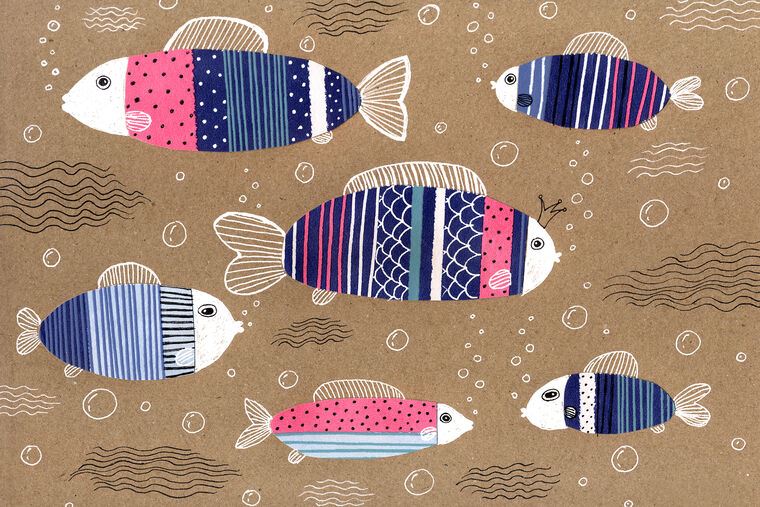 Репродукции картин Fish striped