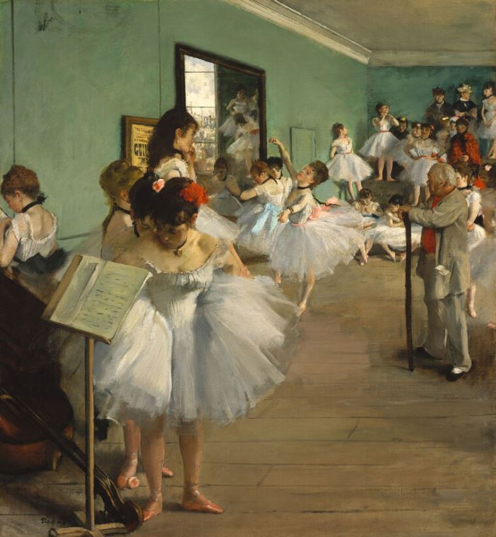 Репродукции картин Dance class (Edgar Degas)