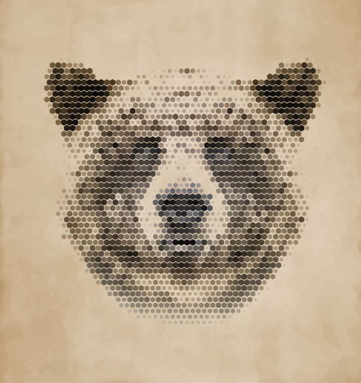 Купить и печать на заказ Репродукции картин Бурый медведь
