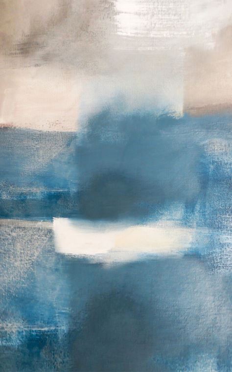 Купить и печать на заказ Репродукции картин Пастель в голубых и бежевых оттенках