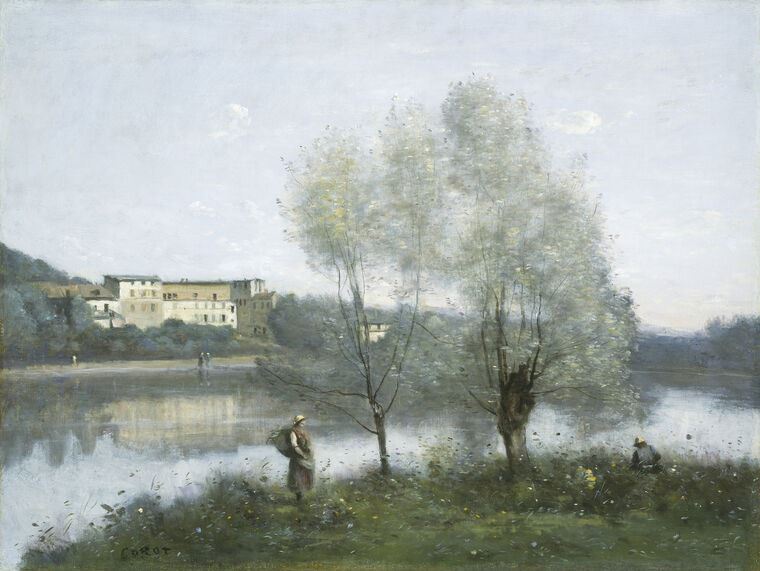 Репродукции картин Ville-d'avray, you'll be (Jean-Baptiste-Camille Corot)