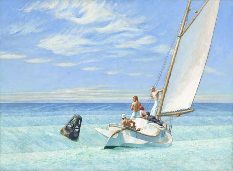 Reproduction paintings Ground Swell (Edward Hopper)