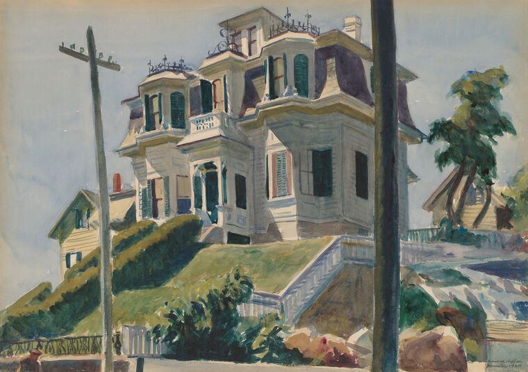 Reproduction paintings Haskell's House (Edward Hopper)