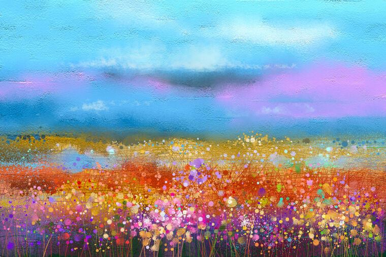 Репродукции картин Colorful meadow