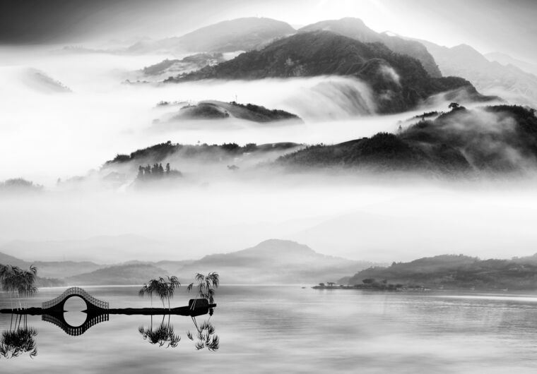 Репродукции картин Photo Chinese landscape