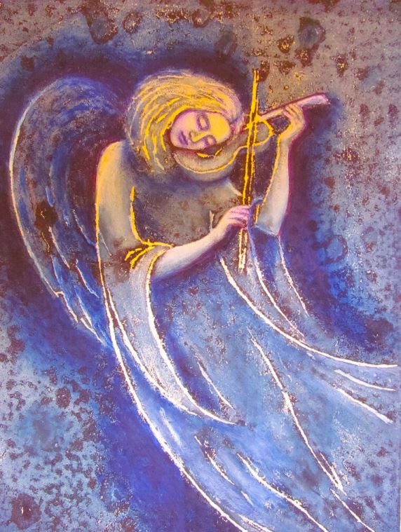 Reproduction paintings Angel with violin