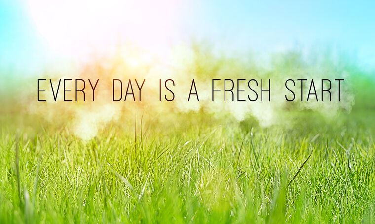 Купить и печать на заказ Картины Every day is a fresh start