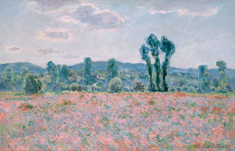 Репродукции картин Poppy field (Claude Monet)