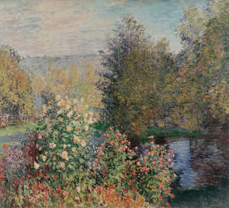 Reproduction paintings Corner of the garden at Montgeron (Claude Monet)