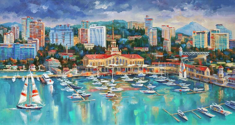 Paintings The landscape in Sochi