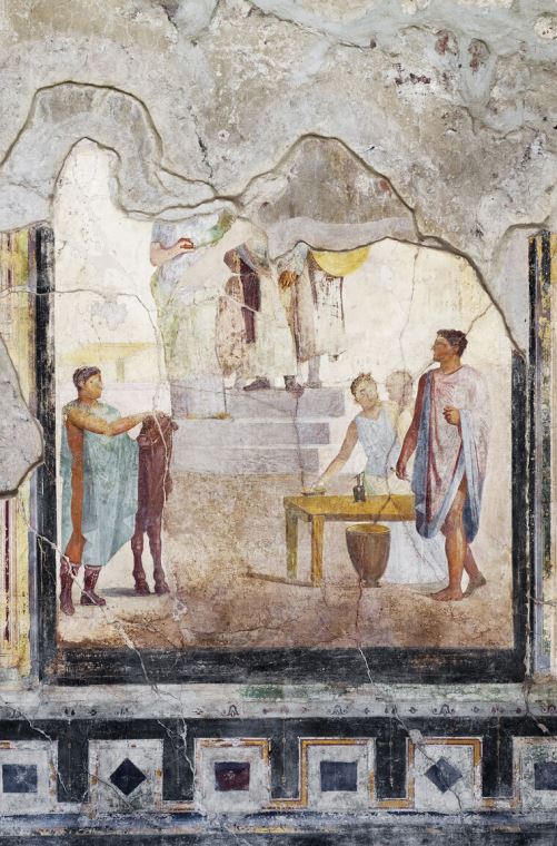 Купить и печать на заказ Репродукции картин Фреска из Помпеи