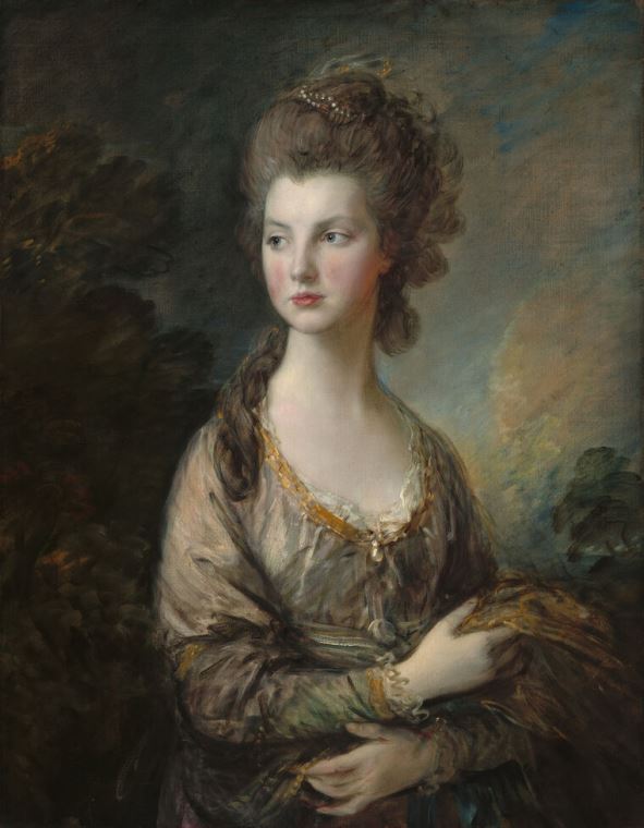 Репродукции картин Portrait of Mrs Graham (Thomas Gainsborough)