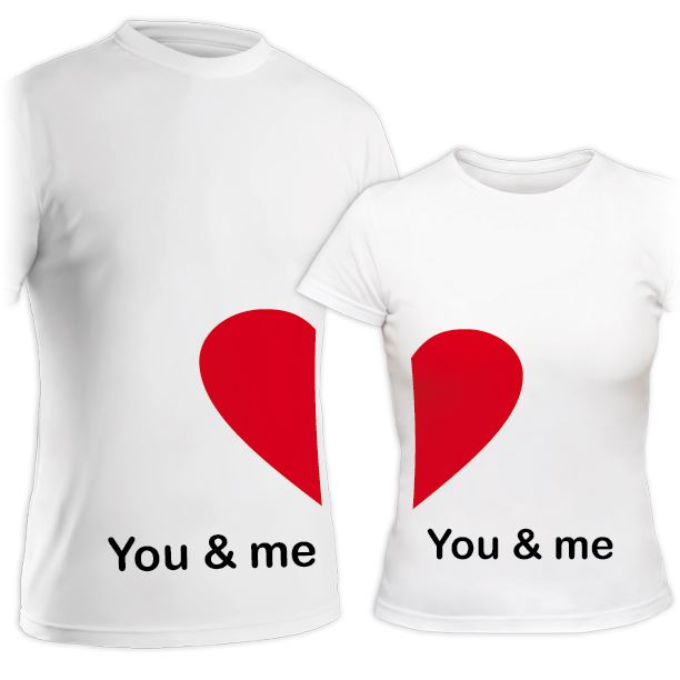 Paired, family T-shirts, hoodies, sweatshirts You and me