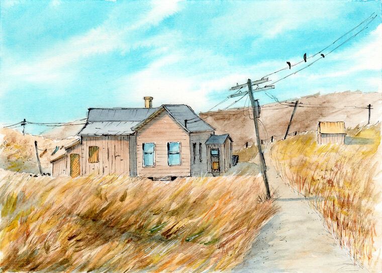 Репродукции картин House on the Prairie