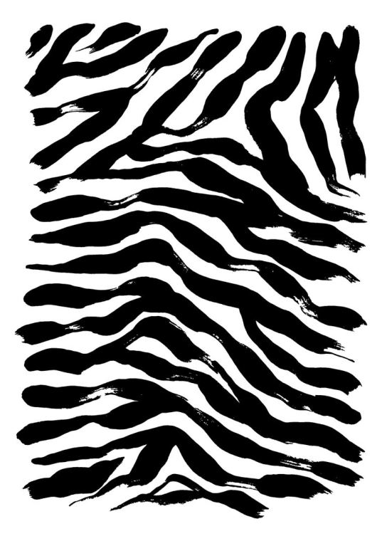 Купить и печать на заказ Репродукции картин Векторная текстура узор зебры