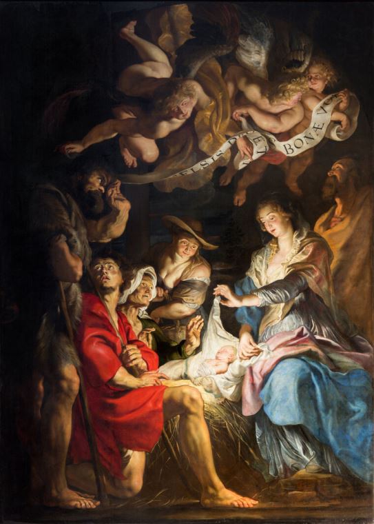 Reproduction paintings The adoration of the shepherds (Peter Paul Rubens)
