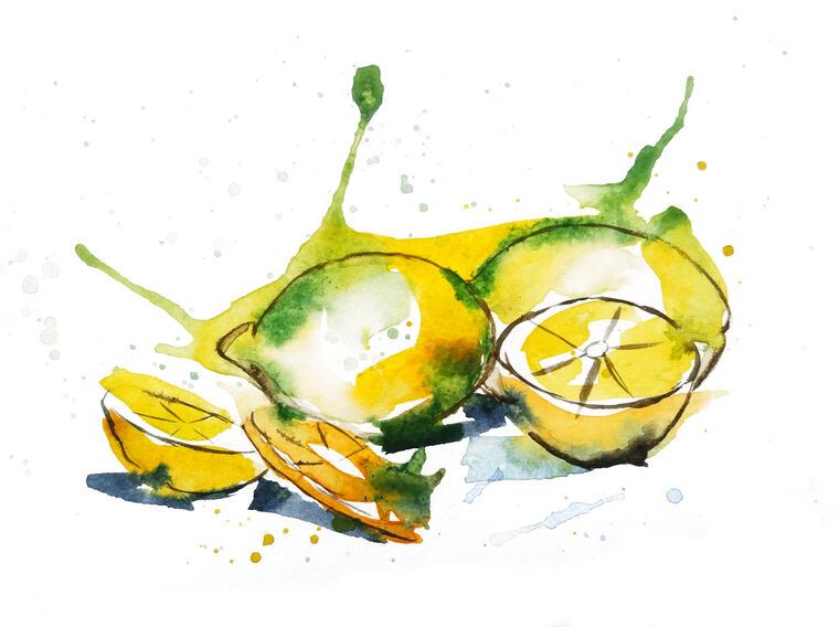 Paintings Juicy lemon
