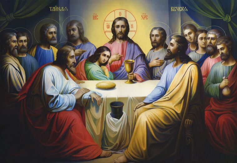Картины The icon of the last supper