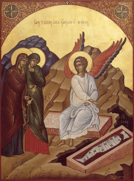 Репродукции картин Icon of the Holy women and the angel