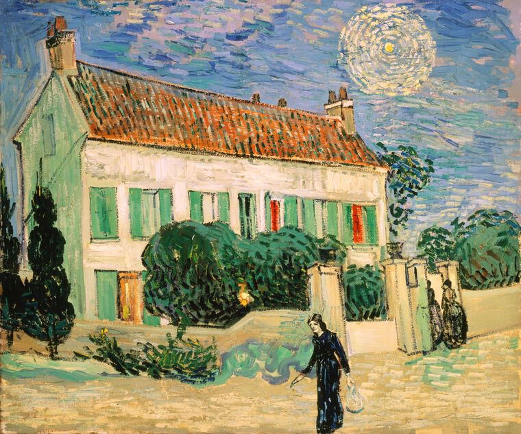 Репродукции картин White house at night (Vincent van Gogh)